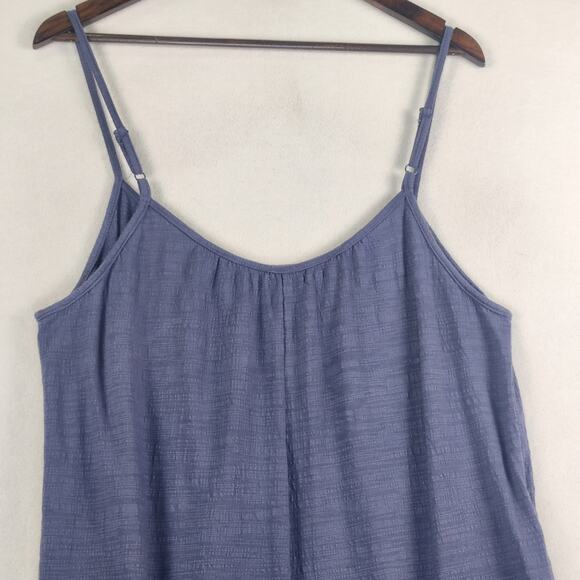 ZSUPPLY Textured Flared Jumpsuit Women’s SZ LG Blue Boho Oversized Breathable - Picture 11 of 16